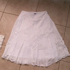 White skirt